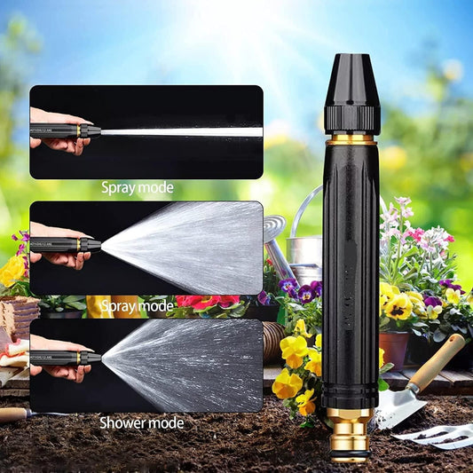 Portable High Pressure Washing Water Nozzle with 3 attachments